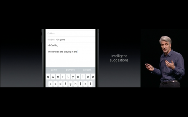 Apple zeigt iOS 10. (Bild: Apple/Screenshot: Golem.de)